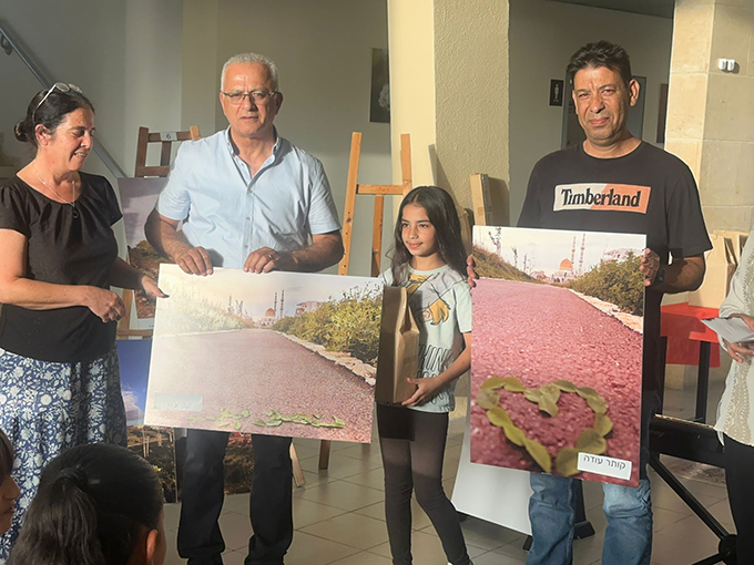 حفل توزيع الجوائز على المشاركين بمسابقة التصوير في وادي قانا